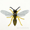 Wasp Machine Embroidery Design - 8 sizes