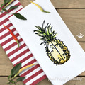 Watercolor Pineapple Machine Embroidery Design - 5 sizes