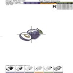 Mini Eggplant, Grapes, Beets, and Plums Machine Embroidery Designs - 5 Sizes
