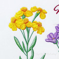 Wildflowers set of Machine Embroidery Designs - 2 sizes