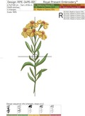 Wildflowers set of Machine Embroidery Designs - 2 sizes