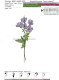 Wildflowers set of Machine Embroidery Designs - 2 sizes