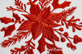 Winter Poinsettia bouquet Machine Embroidery Design - 2 sizes