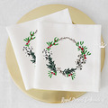 Winter Wreath with cotton Boxes and berries - 3 sizes