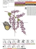 Wisteria with Butterfly - 6 sizes
