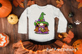 Witch Gnome Halloween Machine Embroidery Designs - 4 sizes