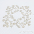 Wreath of 3D leaves - 4 sizes