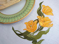 Yellow tulips Machine Embroidery Design