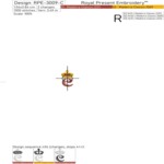 C Tiny Monogram with Crown - 5 sizes