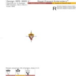 Tiny Monogram V with Crown - 5 sizes