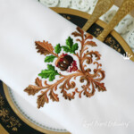 Acorn with oak leaves in the Baroque style - 4 sizes