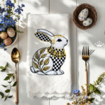 Baroque Checkered Rabbit - 4 sizes