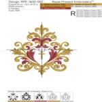 Baroque Easter wreath with cross - 2 sizes