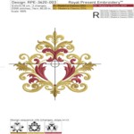 Baroque frame for monogram - 2 sizes