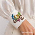 Baroque Ornament with Colorful Leaves - 5 sizes