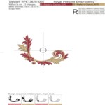 Baroque corner for monogram - 2 sizes