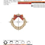 Baroque Frame with Bow - 5 sizes