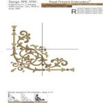 Baroque Gold Scrollwork corner - 5 sizes