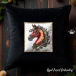 Baroque Red Horse Head - 4 sizes