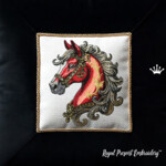 Baroque Red Horse Head - 4 sizes