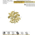 Baroque Oak Leaf and Acorn - 3 sizes