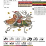 Santa Claus on the Northern Reindeer - 4 sizes