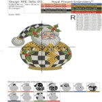 Holly Jolly Santa Baroque - 3 sizes