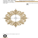 Snowflake Baroque Frame Medium - 4 sizes