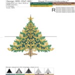 Elegant Baroque Christmas Tree - 4 sizes