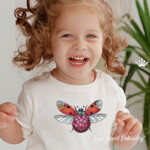 Ladybug Raspberry - 4 sizes