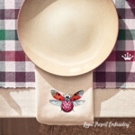 Ladybug Raspberry - 4 sizes