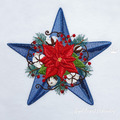 Blue Star Christmas in 5 sizes
