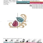 Two Baroque Leaves Corners - 5 sizes