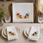 Bordure et coins en feuilles baroques - 4 tailles