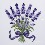 Bouquet Lavender with bow - 4 sizes