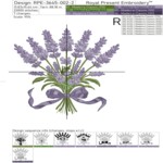 Bouquet Lavender with bow - 4 sizes