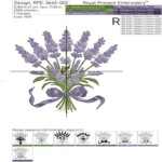 Bouquet Lavender with bow - 4 sizes