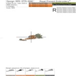 Bunny with carrots for small hoops set - 4 sizes