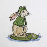 Bunny in a frog costume - 7 sizes