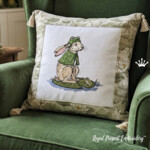 Bunny in a frog costume - 7 sizes