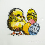 Charming chick for Easter - 3 sizes