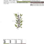 Chicken with a bow and pussy willow - 4 sizes