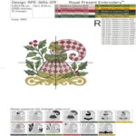 Checkered Christmas Elf small set - 3 sizes