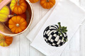 Checkered Pumpkin - 3 sizes