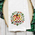 Fall Checkered Quilting pumpkin - 3 sizes