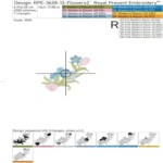 Chicken with Forget-Me-Nots Set - 5 sizes