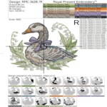 Garden Grace: Goose with Lilies of the Valley - 4 sizes