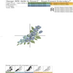 Chicken with Forget-Me-Nots Set - 5 sizes