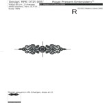 Chinese Monochrome Borders - 4 sizes