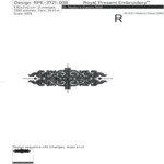 Three Chinese Monochrome Borders - 4 sizes